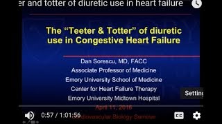 Teeter and totter of diuretic use in heart failure [upl. by Anila]