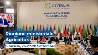 Video di sintesi della Riunione ministeriale G7 Agricoltura [upl. by Haynes]