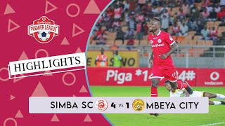 Simba vs Mbeya City leo  Magoli Yote na Highlights [upl. by Aititel]