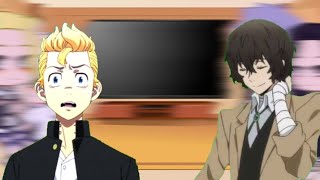 Tokyo revengers reaccionan a Takemichi es dazai Hatsumi [upl. by Hairakcaz759]