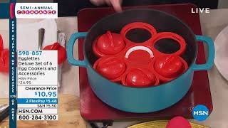 Egglettes Deluxe Set of 6 Egg Cookers and Accessories [upl. by Casilda219]