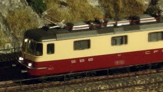 Modelleisenbahn Faszination Gotthardbahn [upl. by Ahsatel258]