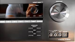 Onkyo TXSR444 71 Channel AV Receiver  Unboxing plus sound test [upl. by Agn]