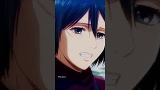 Gambare gambare senpai remix  Mikasa Ackerman  Attack on titan edit [upl. by Aicinet6]