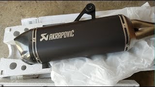 Akrapovic SlipOn Exhaust Install  2015 BMW R1200GS Adventure [upl. by Nabroc]