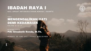 LIVE STREAMING IBADAH RAYA I  MINGGU 20 JUNI 2021  0630 WIB [upl. by Ahsekam]