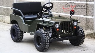 For sale ATV Jeep Willys Brand NEW BARU quotSOUND TEST istimewa [upl. by Odetta]