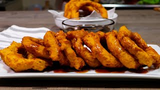 COMO PREPARAR PICARONES DE ZAPALLO Y CAMOTE RECETA FÁCIL A COCINAR [upl. by Nairam]