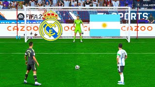 FIFA 23  REAL MADRID VS ARGENTINA I PENALTY SHOOTOUT I FINAL CHAMPIONS LEAGUE 2024 I [upl. by Seroled]