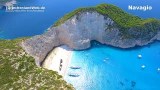 Schiffbruch Bay  Navagio Zakynthos GriechenlandWebde [upl. by Romelle]