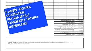 TEVKİFATLI E ARŞİV FATURA KESME  FATURA İPTAL ETME  E ARŞIV FATURA DÜZENLEME 2022 [upl. by Raseda184]