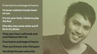 Exchange of Hearts  Fin Ramirez Acoustic Karaoke Version [upl. by Eivla204]