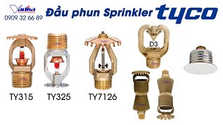 Đầu phun sprinkler tyco TY3251 TY3151 TY325 TY315 D3  Nhập khẩu chính hãng [upl. by Rika]