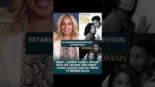 Mary J Bliges Family Affair Gets Lifetime Movie Treatment [upl. by Adrial573]