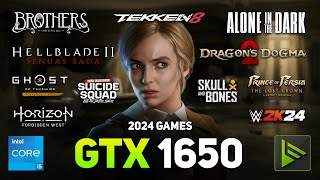 GTX 1650  I5 13600K 2024 Games Tested [upl. by Happy]