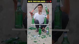 Super Hard Bottle Balance Trick 2024  Bottle Balance Trick  shorts [upl. by Eixid]