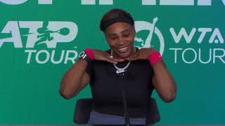 Serena Williams quotIts been a long 12 monthsquot  Melbourne Summer Series 2021 Press Conference QF [upl. by Gnauq]