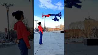 Take off take off Jianying video production airplane flying I want to be popular [upl. by Crespo]