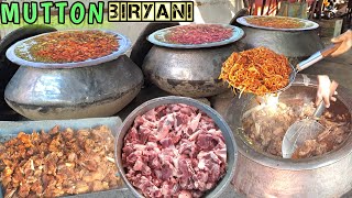 Mutton Biryani Recipe Bawarchi Style  Kolkata Mutton Biryani Recipe  Mutton Dum Biryani [upl. by Tortosa]