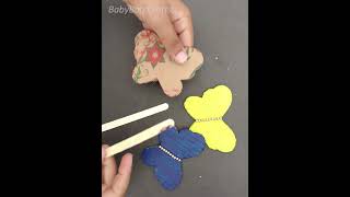 Amazing Cardboard Butterfly Idea Cardboard crafts shorts shortsfeed [upl. by Justin213]