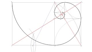 Espiral Áurea Rectángulo Áureo [upl. by Ttiwed]