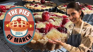 The Pies of March 31 Pie Recipes  Cranberry Frangipane Tart Recipe [upl. by Nave]