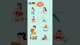 Englisch lernen  English for kids  action Verbs [upl. by Leasi]