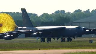 B52 arrives at RAF Fairford [upl. by Akital]