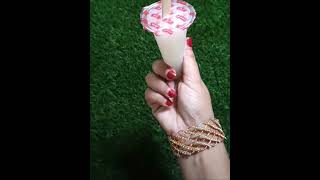 Lychee drink ice creamfoodtrendingsummer foodfoodie [upl. by Llenod871]