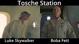 Luke Skywalker and Boba Fett at Tosche Station [upl. by Nodnas]