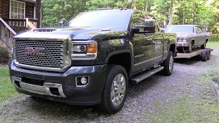 2017 GMC Sierra 2500 Denali 4X4 Duramax Start Up Road Test amp In Depth Review [upl. by Naiva]