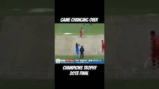 Game changing over of champions trophy final shorts cricket cricketlover [upl. by Iuq]