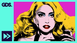 Warhol  Lady Ga Ga Pop Art Photoshop CS5 [upl. by Hoi631]