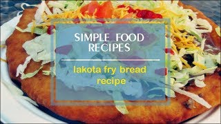 lakota fry bread recipe [upl. by Ytok]