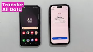 How to transfer All data from Android to iPhone 16 or iPhone 16 Pro [upl. by Aldos]