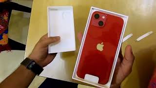 Apple Iphone 13 unboxing Amazon appario retailer [upl. by Roleat]