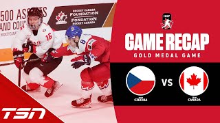 Czechia vs Canada  2023 World Juniors Highlights [upl. by Gauldin]