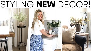 HOME DECOR HAUL  STYLING NEW DECOR  EASY INTERIOR DESIGN TIPS AND IDEAS [upl. by Brothers495]