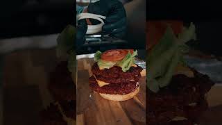 Oxtail Triple Meat Cheese Burger ‼️‼️ [upl. by Danieu]