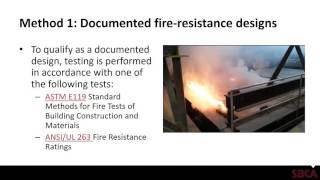 SBCA Technical Webinar Fire Rated Assemblies amp Fire Retardant Treated Trusses [upl. by Leuneb466]