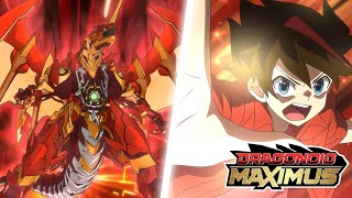 Bakugan Dragonoid EVOLUTION Maximus Epic Battle Bakugan Battle Planet [upl. by Yggam]