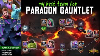 My Best Team For December PARAGON GAUNTLET  Gameplay  Marvel Contest Of Champions [upl. by Sternick]