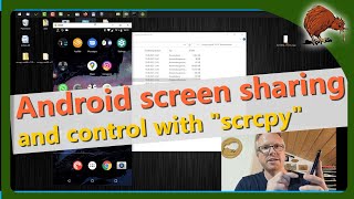 Android remote screen and control with scrcpy [upl. by Nayd]