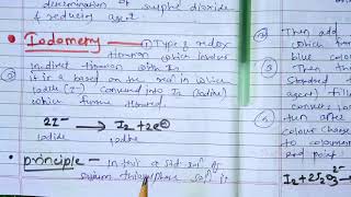 Iodometry and iodimetrycerimetryborometry principles application redox titration unit 4 b pharm [upl. by Acsot]