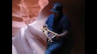 Navajo music in Lower Antelope Canyon [upl. by Luce]