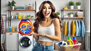 🧼 Tide PODS Liquid Laundry Detergent Soap Pacs  Best Laundry Pods Tide 🧼 [upl. by Htebasyle181]