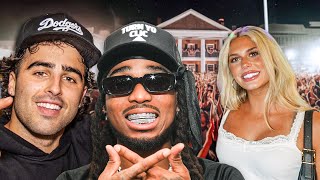 I Took Quavo To A Frat Party [upl. by Lashar875]