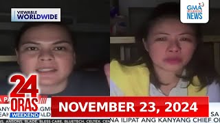 24 Oras Weekend Express November 23 2024 HD [upl. by Samuel]