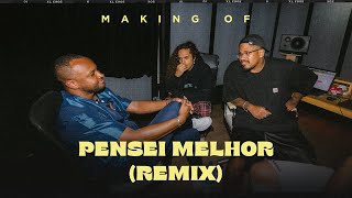 Pensei Melhor Remix Making Of  Vitão Thiaguinho e Luccas Carlos [upl. by Ely]