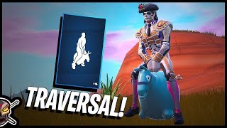 The NEW Traversal BOUNCER Emote in Fortnite [upl. by Broeker]